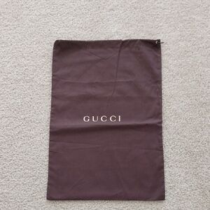 Gucci Chocolate Brown Dust Bag